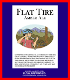 Flat Tire label