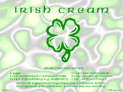 Zlosk's Irish Cream label