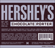 Hershey's Chocolate Porter label